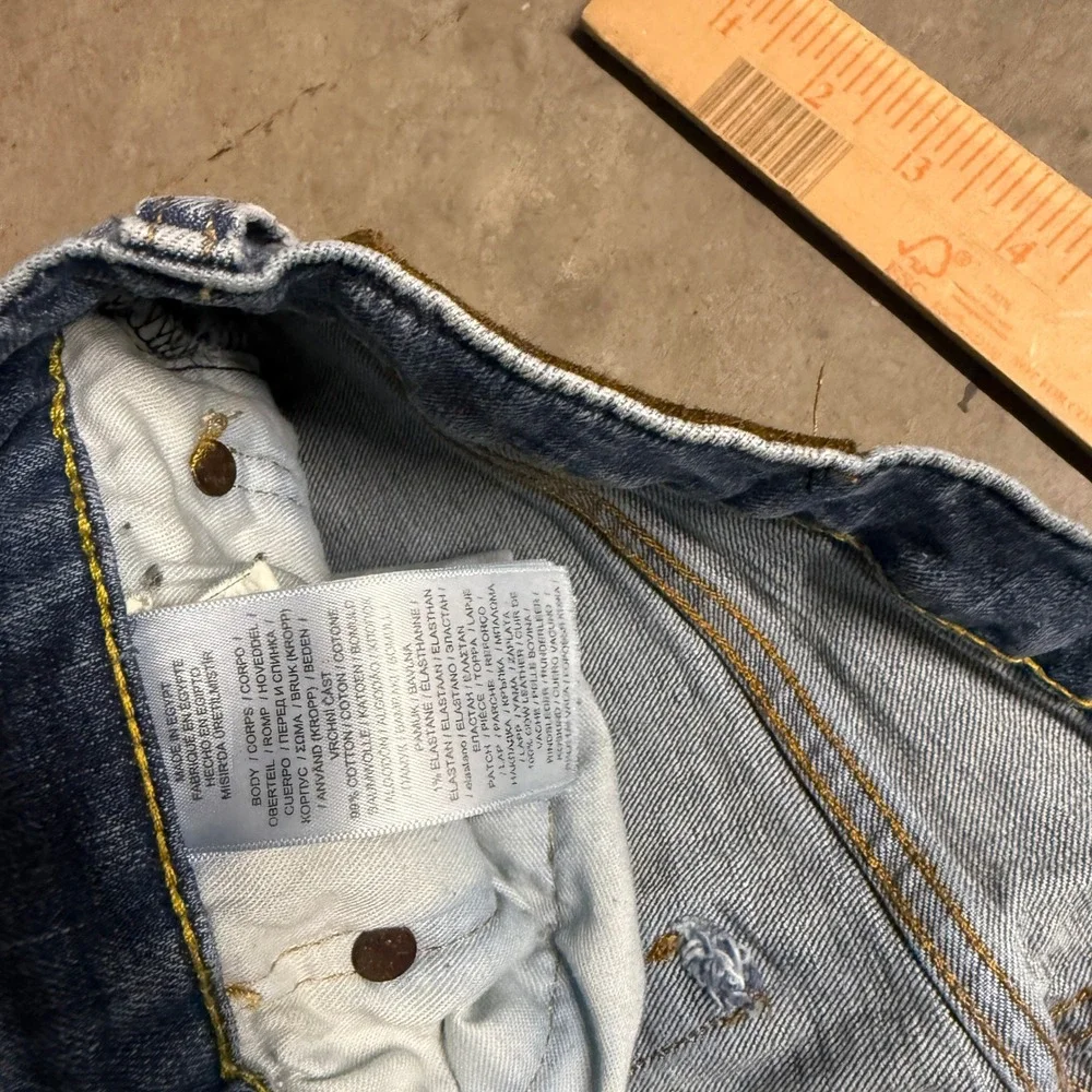 Polo Ralph Lauren Mens Medium Wash Straight Leg Denim Jeans Blue‎ 34x30